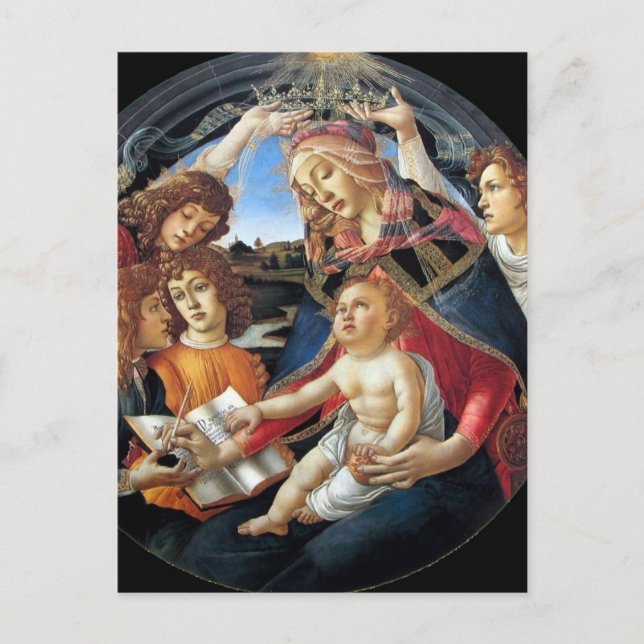 Magnificat Madonna Postkarte (Vorderseite)