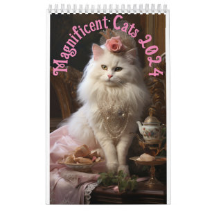 Magnificent Cats Wall Calendar 2024 Kalender