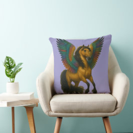 Magnificent Horse With Spectacular Wings Kissen