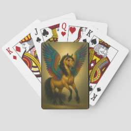 Magnificent Horse With Spectacular Wings Spielkarten