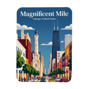 Magnificent Mile Illinois Magnet