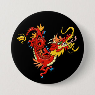 Magnificent Orientalischer Drache Button