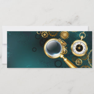 Magnifier in Steampunk Style Ankündigung
