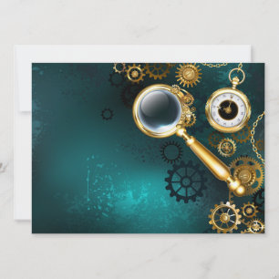 Magnifier in Steampunk Style Ankündigung