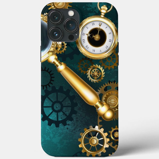 Magnifier in Steampunk Style Case-Mate iPhone Hülle (Rückseite)