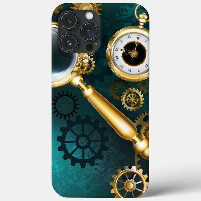 Magnifier in Steampunk Style Case-Mate iPhone Hülle (Rückseite)