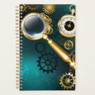 Magnifier in Steampunk Style Planer