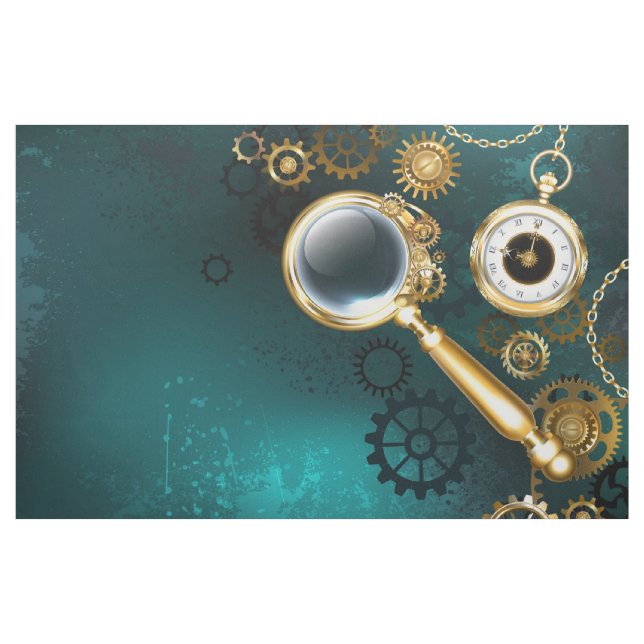 Magnifier in Steampunk Style Stoff (Yard (91,4 cm))