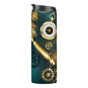 Magnifier in Steampunk Style Thermosbecher