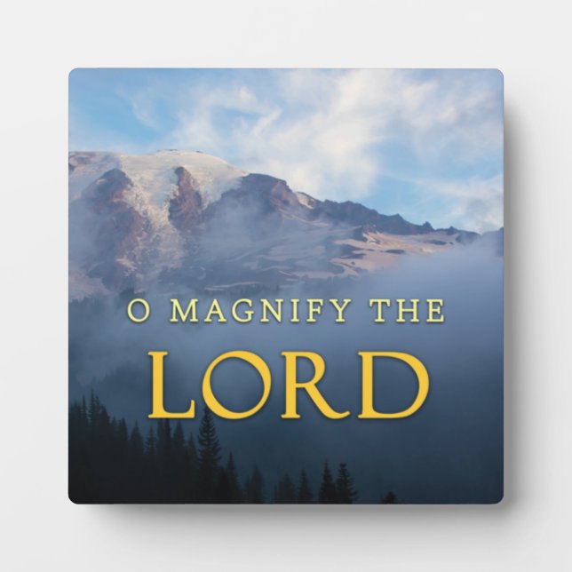 Magnifier le Lord Christian Home Décor Plaque Ease (Devant)