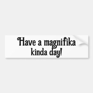 Magnifika-Aufkleber für den Tag Autoaufkleber