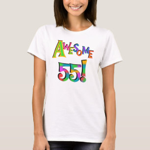 Magnifique 55 T-shirts et cadeaux d'anniversaire