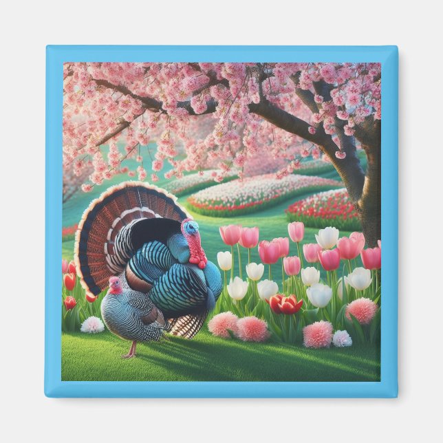 Magnifique aimant de printemps (Devant)