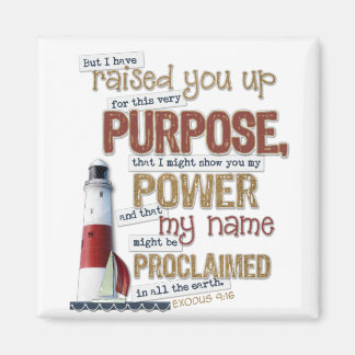 Magnifique aimant Écriture Exode 9:16