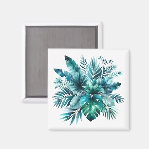 Magnifique aimant feuille tropical luxuriant