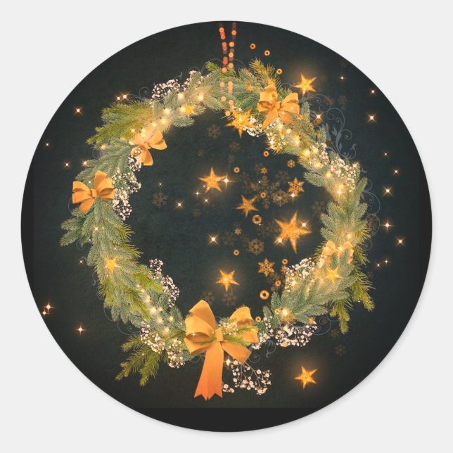 Magnifique autocollants de Noël (Devant)