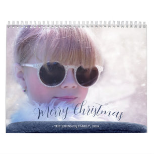 Magnifique Bleu Joyeux Calendrier de Noël