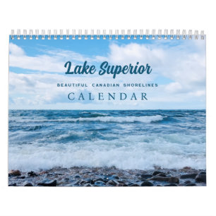 Magnifique Blue Waves Beach Calendrier photographi