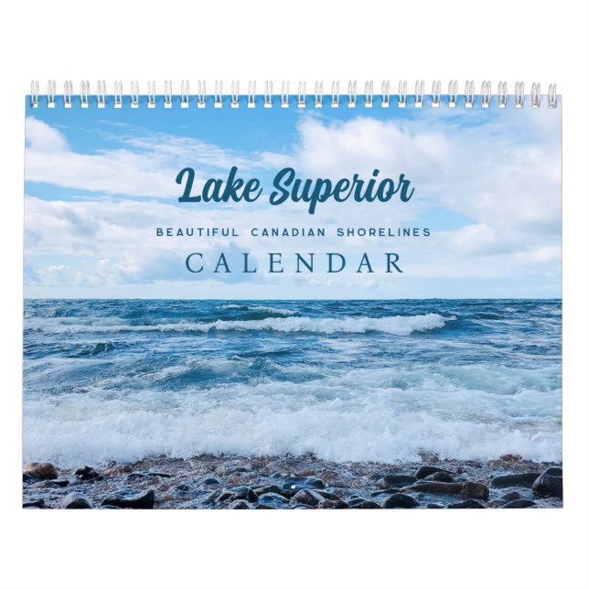 Magnifique Blue Waves Beach Calendrier photographi (Protection)