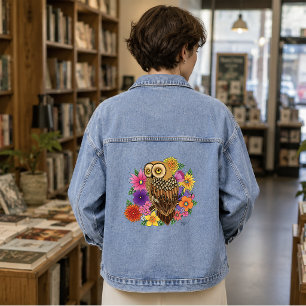 Magnifique Bouquet de Fleurs Colorées de Hibou Bru