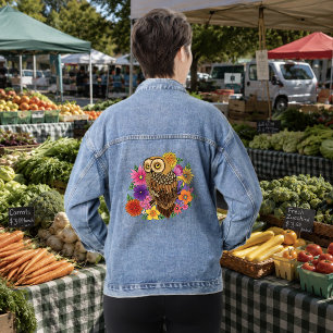 Magnifique Bouquet de Fleurs Colorées de Hibou Bru