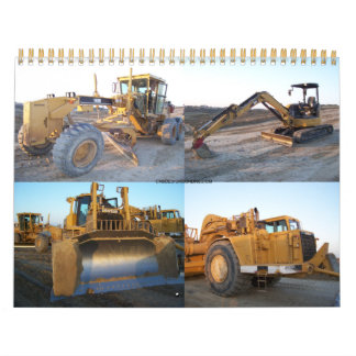 Magnifique calendrier des équipements lourds