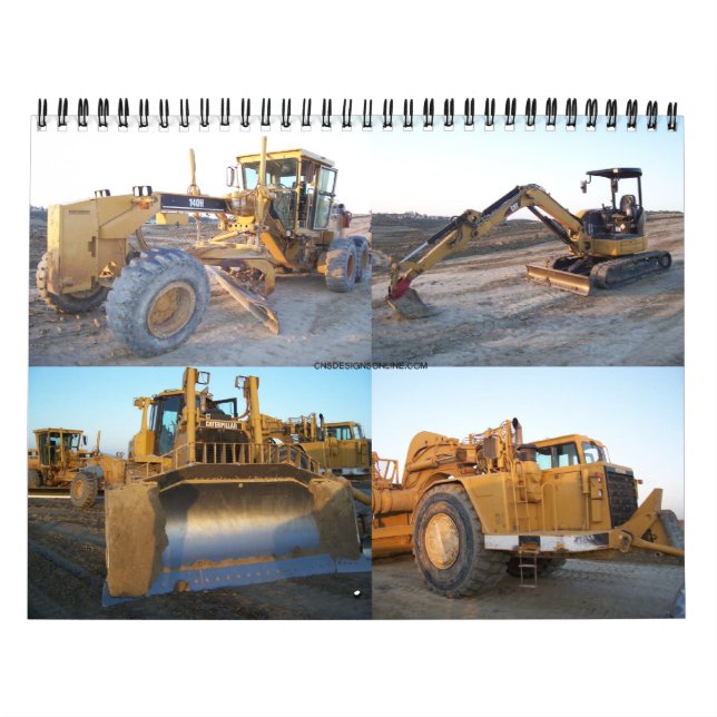 Magnifique calendrier des équipements lourds (Protection)