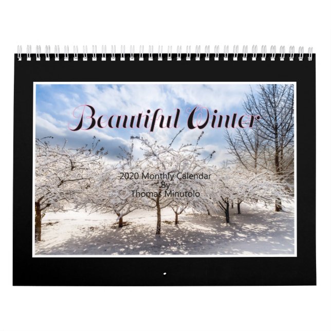 Magnifique Calendrier D'Hiver 2020 Par Tom Minutol (Protection)