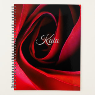 Magnifique Carnet d'impression Rose Rouge