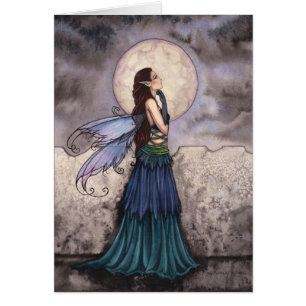 Magnifique carte d'art de la fée par Molly Harriso
