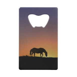Magnifique carte de crédit Horse Bottle Ouverer