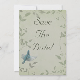 Magnifique Carte de Mariage Oiseau Bleu à Sauvegar