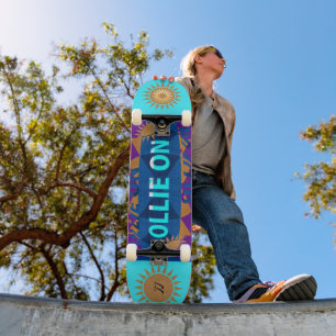 Magnifique Couleur "Ollie On" Débutant Skateboard