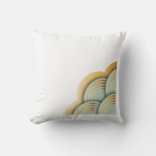 Magnifique Coussin Carré Inspiré du Tibet Boho Z