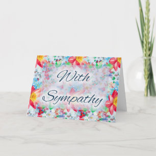 Magnifique D3 Floral Avec Carte De Voeux Sympathiq
