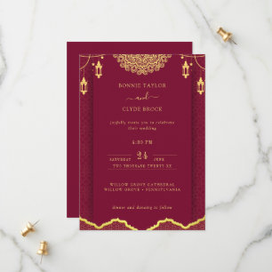 Magnifique Faire-part de mariage avec Sophisticati