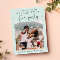 Magnifique faire-part de mariage mint pour récepti