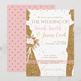 Magnifique - Gold Rose INVITATION 1
