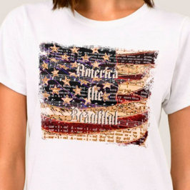 Magnifique l'Amérique - T-Shirt pour femmes patrio