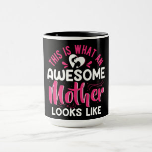 Magnifique Mère Citation Mug
