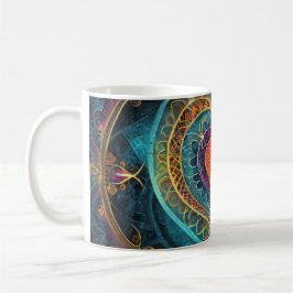 Magnifique motif cardiaque infusé Mug .3