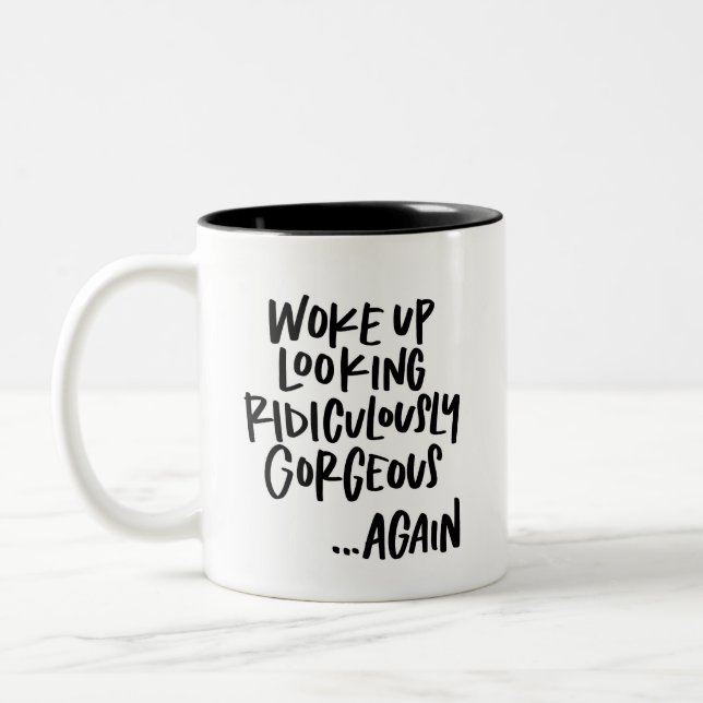 Magnifique Mug de café à deux tons (Gauche)