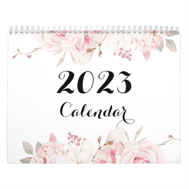 Magnifique Murale Florale Calendrier 2023 (Protection)