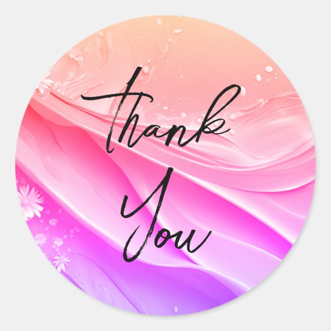 Magnifique or merci stickers (Devant)