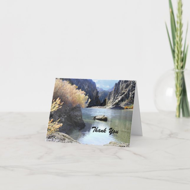 Magnifique Paysage, Sympathie Merci Carte de note (Devant)