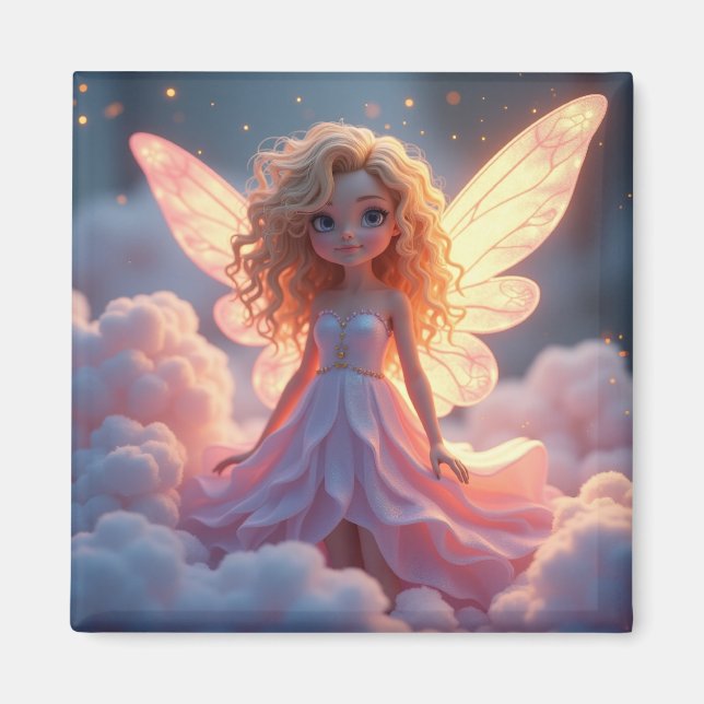 Magnifique PInk Fairy Magnet (Devant)