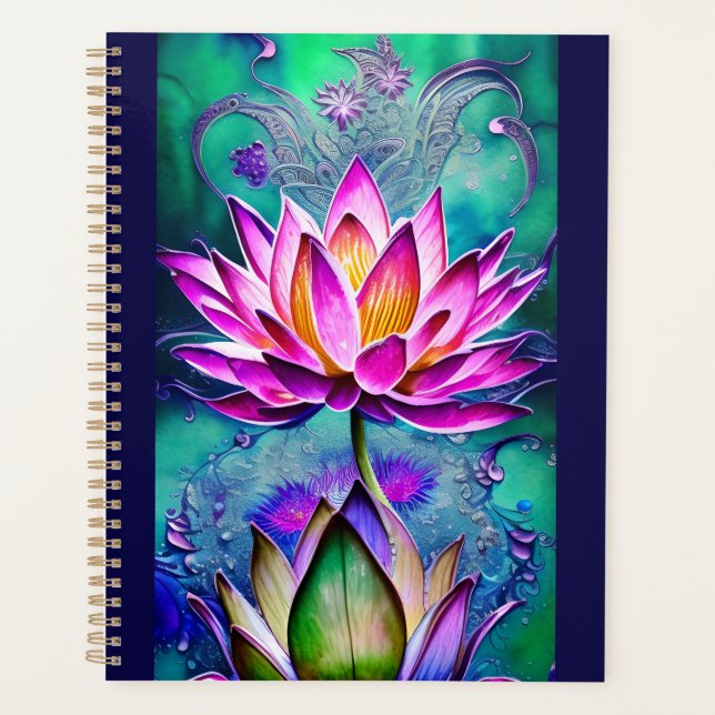 Magnifique Portrait rose Lotus Flower (Devant)