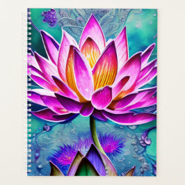 Magnifique Portrait rose Lotus Flower