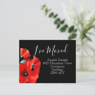 Magnifique Red Poppy J'ai Déplacé la carte