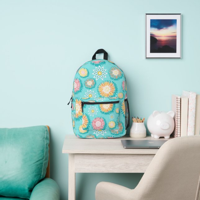 Magnifique sac à dos turquoise, l'un des (Insitu)